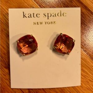 NWT Kate Spade New York pink earrings